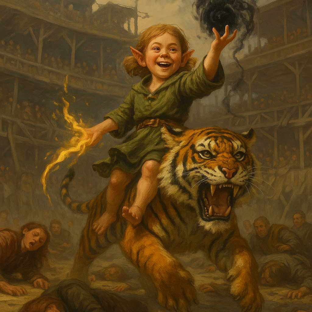 At 9 years old Matilda won every event in the Lowlight games. They still tell the story centuries later as proof that anybody can rise to the top.
