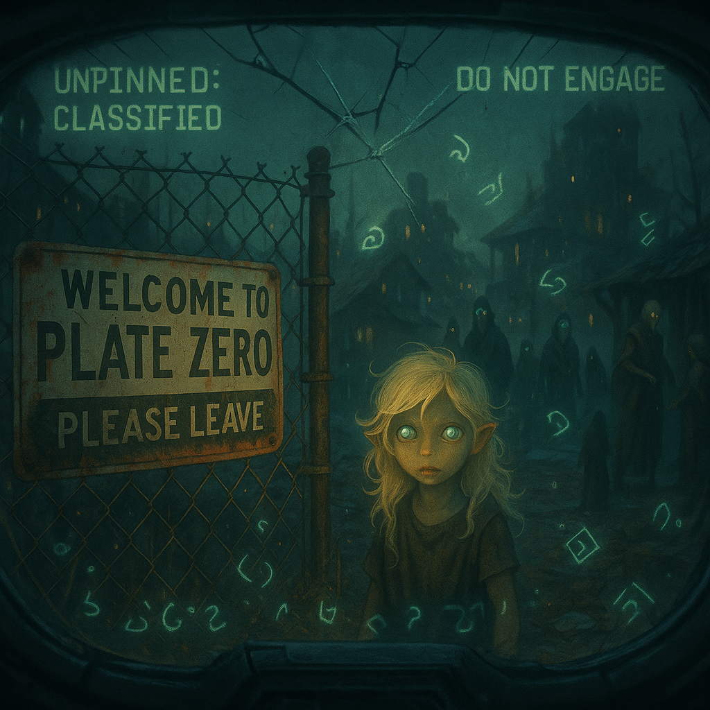 Welcome to plate zero. please leave.