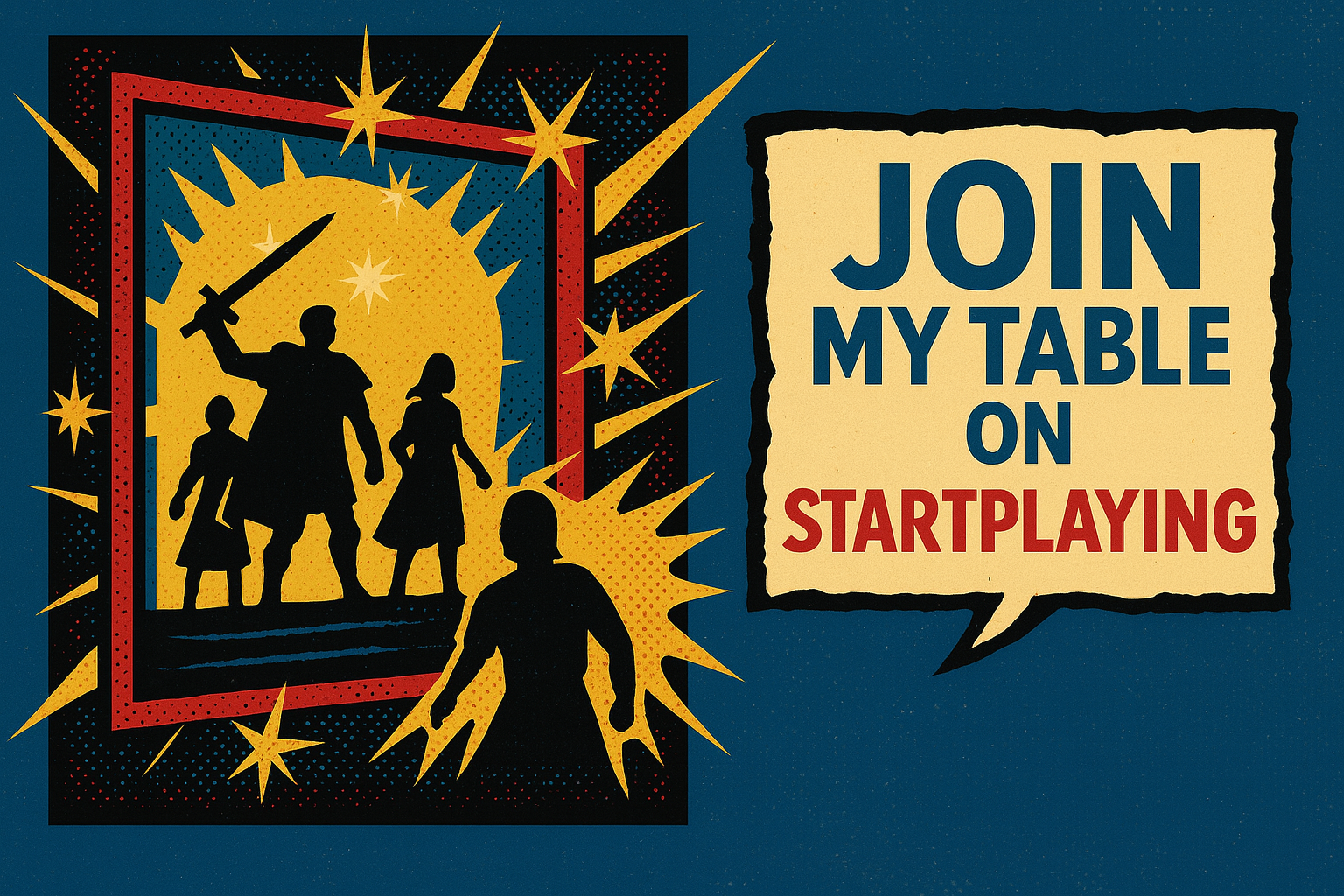 Join my table on StartPlaying